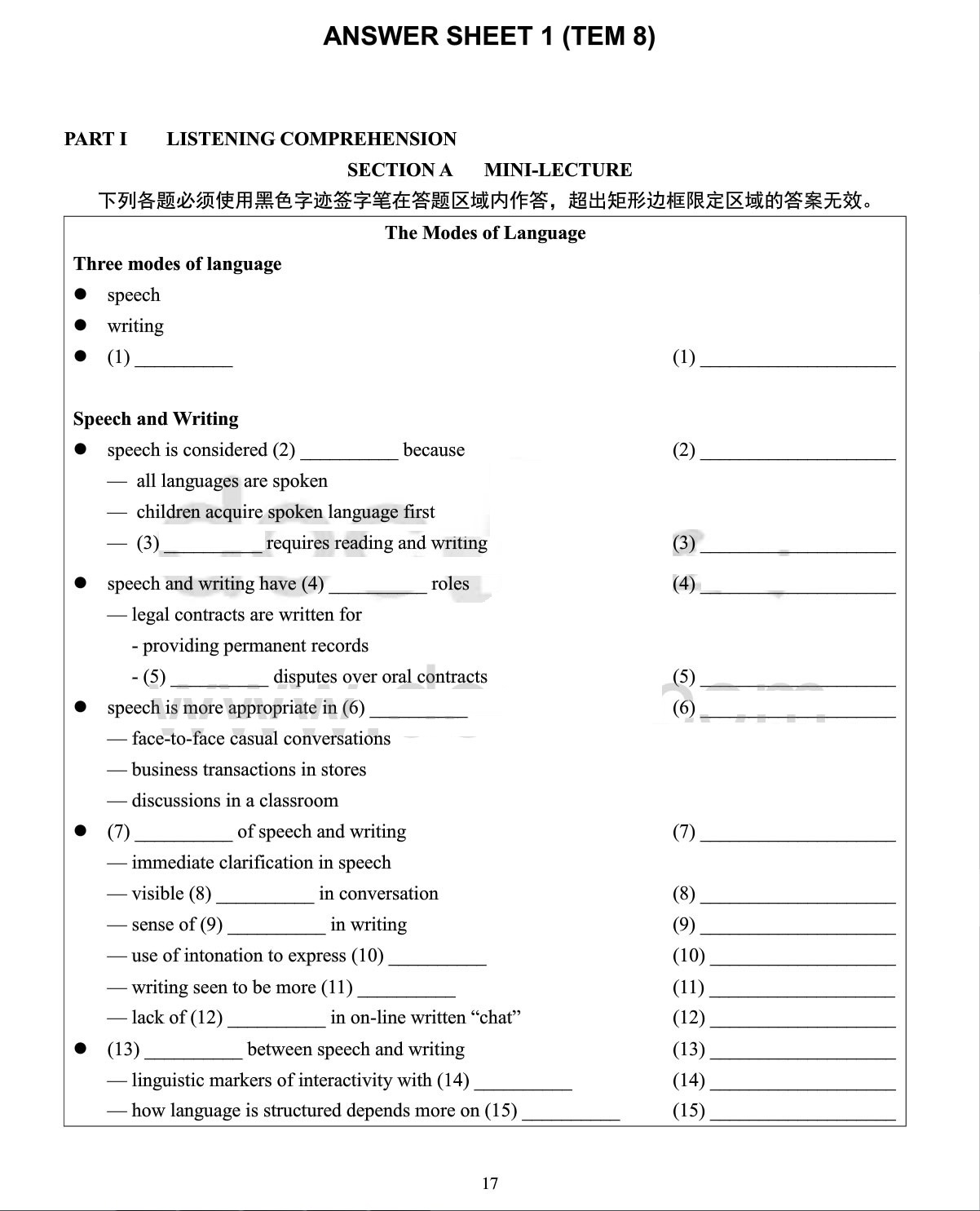 2017��Ӣ��רҵ�˼���������