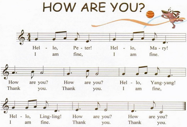 北京版小学英语一年级上册Lesson 12歌曲