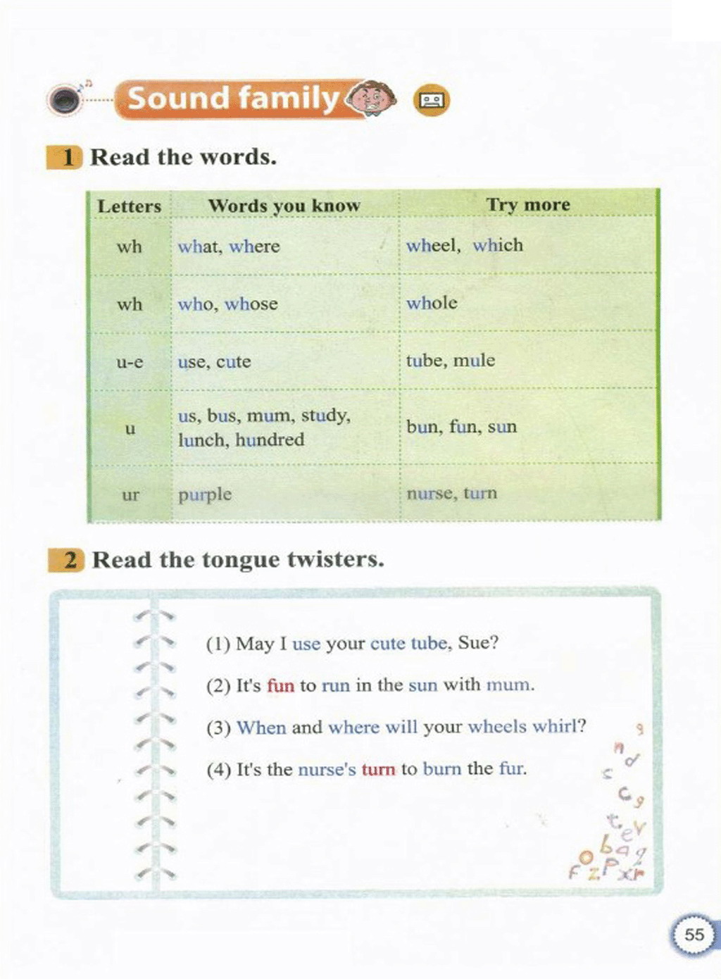 Unit 9 Sound family电子课本