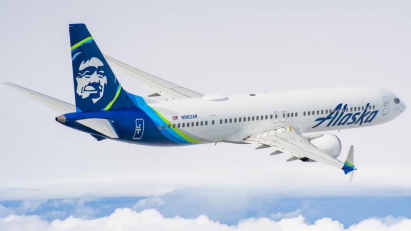 一月份的空中事故涉及阿拉斯加航空公司的一架737 Max 9型飞机（如图所示为同机型）。