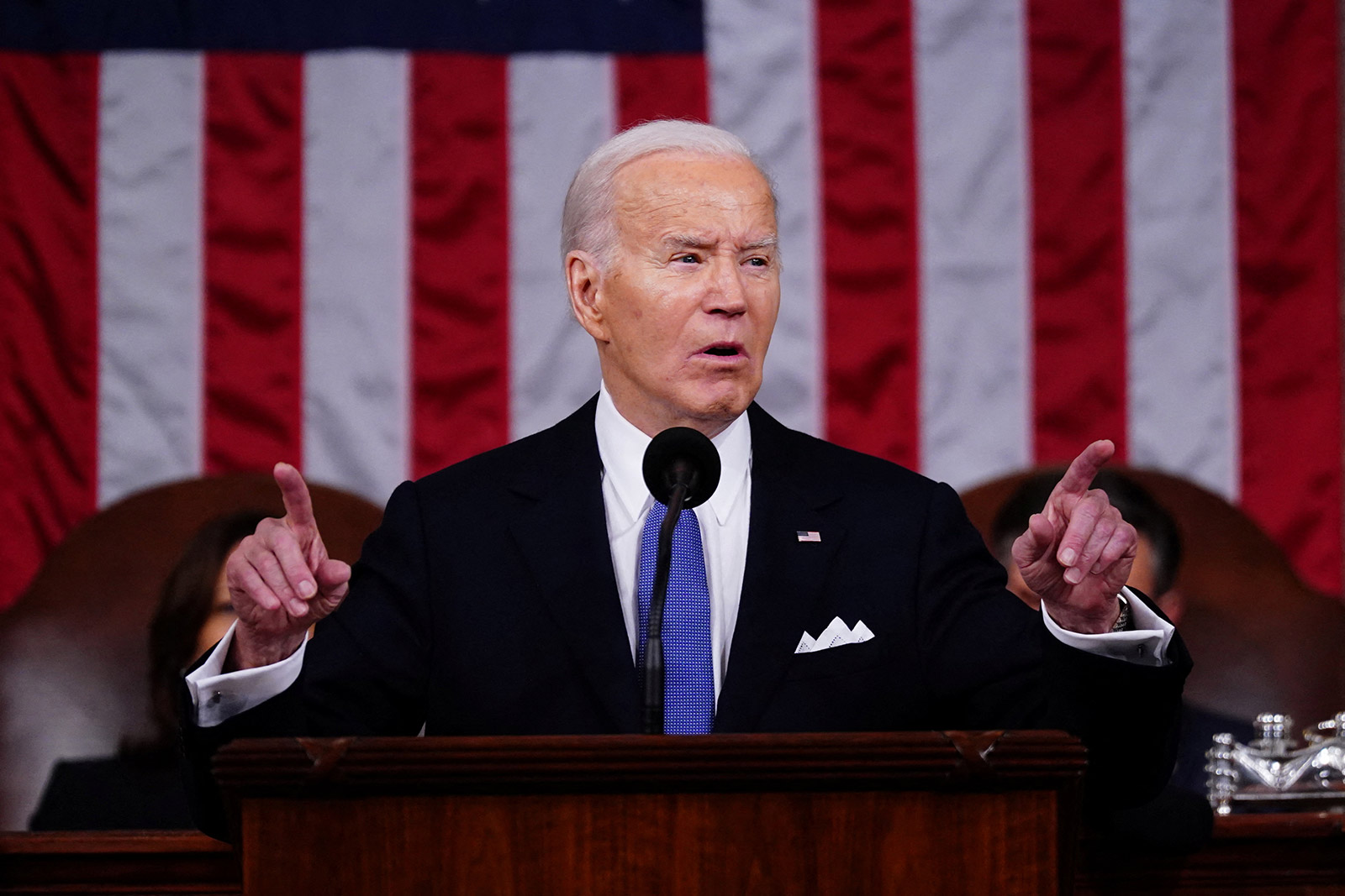President Joe Biden delivers his third State of the Union address. Shawn Thew/Pool/Reuterrs