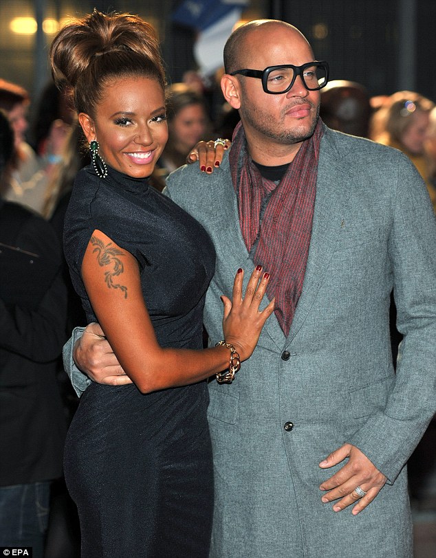 Night out without the kids: Mel B and her husband Stephen Belafonte