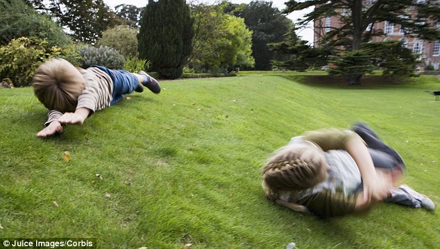 Rolling rolling rolling: The National Trust is offering a helping hand for those youngsters who have yet to experience such character-building activities