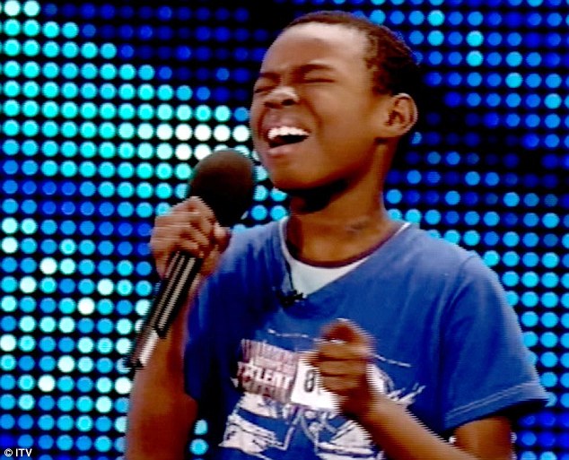 Emotional: Nine-year-old Malakai Paul broke down during his performance of Beyonce's Listen on Britain's Got Talent, but then finished to receive a standing ovation