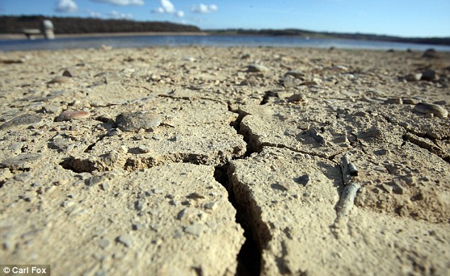 Scorched earth: Officials fear a third dry winter this year could be a tipping point and trigger restrictions for businesses or even further restrictions in homes for the first time in 36 years