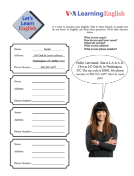Lesson 3 Activity Sheet