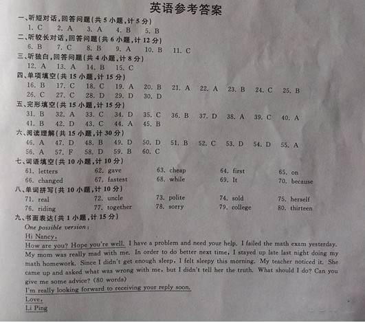 2014���㽭�����п�Ӣ���Ծ�