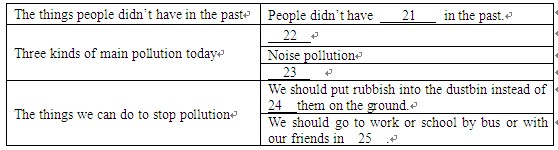 中考英语听力训练