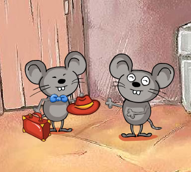 Country mouse and town mouse