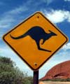 Australian roads sign