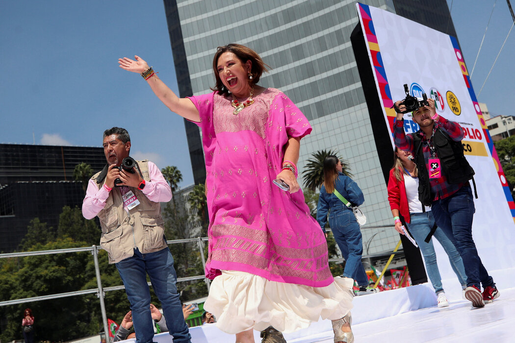 参议员索奇特尔·加尔韦斯是墨西哥6月总统选举的反对派候选人，她是一位白手起家、有原住民血统的女性。
