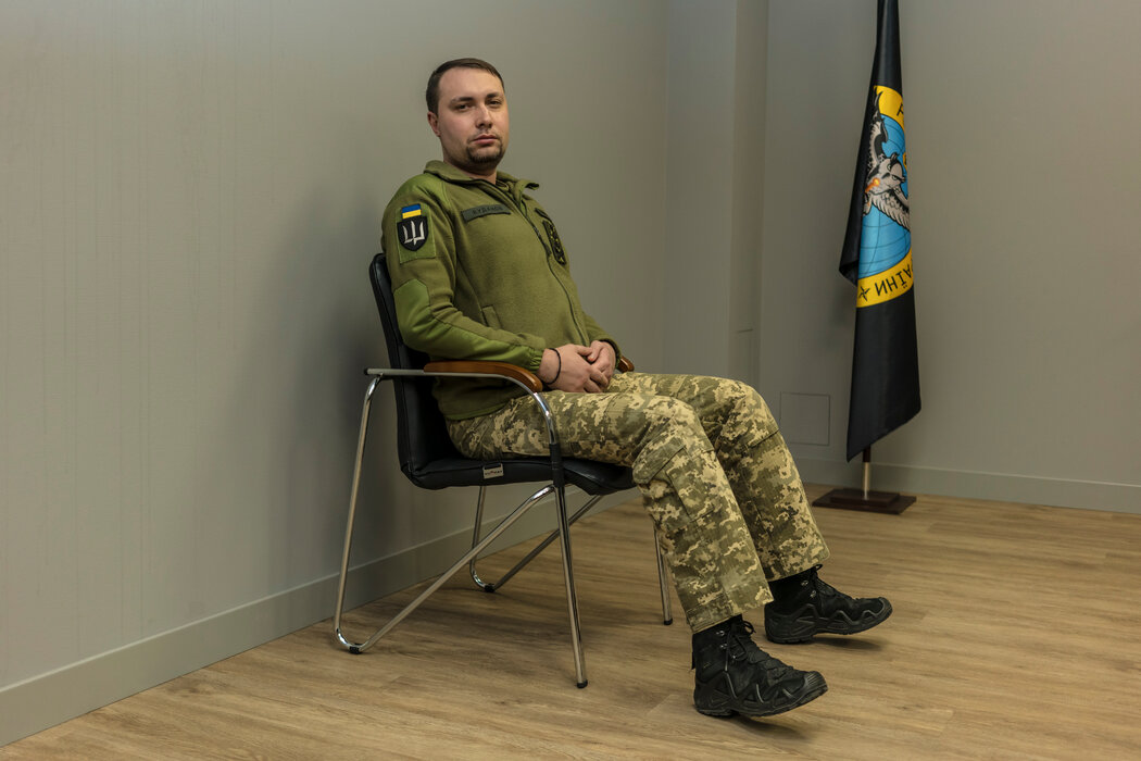 基辅的乌克兰军事情报机构负责人凯里洛·布达诺夫将军，摄于本月。