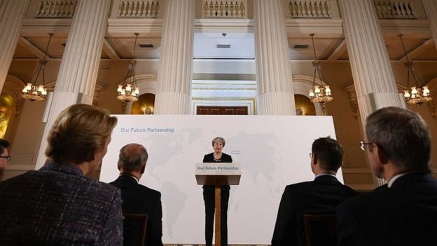 Theresa May's speech on future UK-EU relations