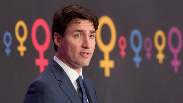 加拿大总理特鲁多发表2018妇女节贺词