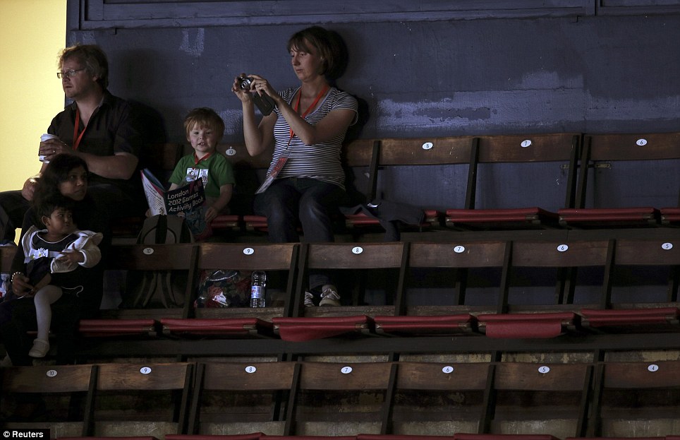 Recycling: Lord Coe said that tickets for sports held in double sessions, such as hockey, basketball, water polo and handball, were being re-sold as people leave