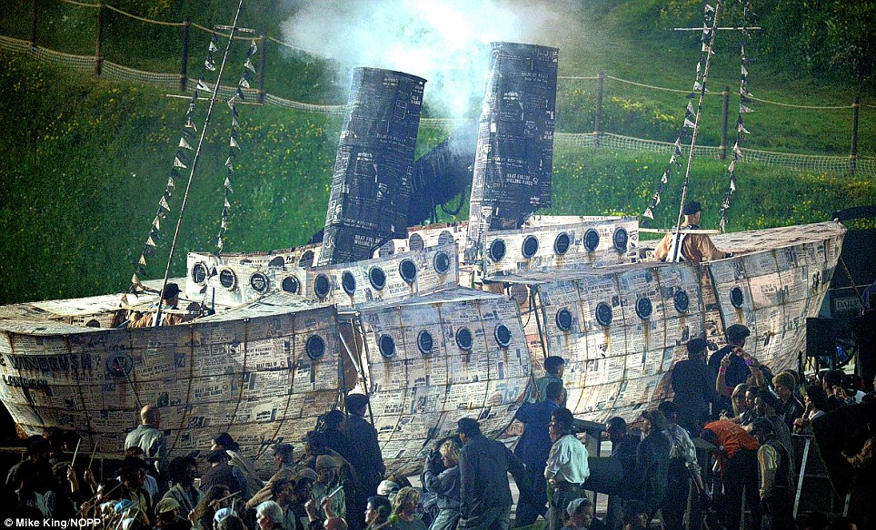 The Windrush, representing the ship that brought the first West Indian immigrants to Britain in 1948, 