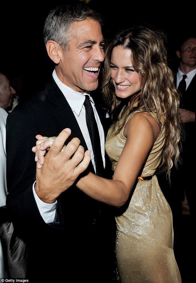 Celebrity friends: Lola was seen dancing with George Clooney at the Venice Film Festival in 2008