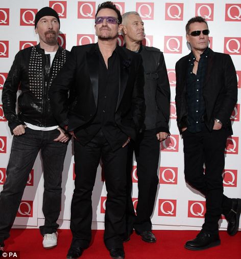 Vertigo: Irish rockers U2 were the second-highest earning act of 2011 in the U.S.