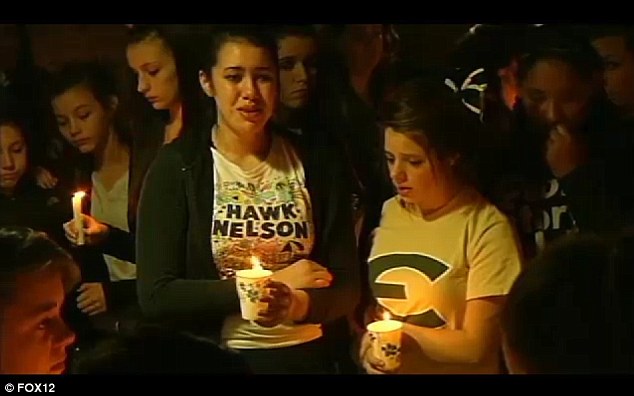 Eden Wormer candlelight vigil